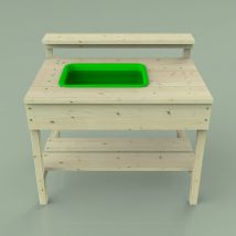 Rebo - Mini cuisine d'éveil pour enfant Suricates Vert 47,5 x 70 cm