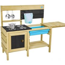 Tp Toys - Cuisine d'extérieur pour enfant deluxe bois fsc
