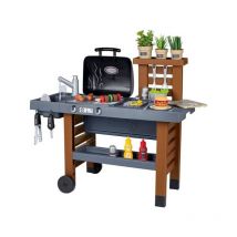 Smoby - Cuisine d'Extérieur Évolutive Grill et Plancha - 40 Accessoires