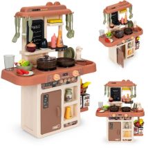 Viking Choice - Cuisine pour enfants - 63x31,5x45,5 cm - 42 accessoires - avec vapeur