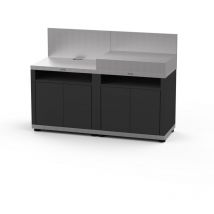 Cuisine extérieure Le Marquier 2 Modules - Duo - Gris / Noir