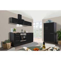 Cuisine Kitchenette Chêne Noir Amanda 300 cm Respekta Premium