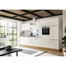 Cuisine Kitchenette Marleen Premium 370 cm Blanc Chêne Artisan Respekta