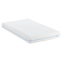 Matelas sweet dreams Bleu Bébé 60x120 cm Mousses Haute Densité & supersoft - Minea