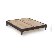 Maison Aubertin - Sommier en Kit Tissu Gris - 140 x 200 cm