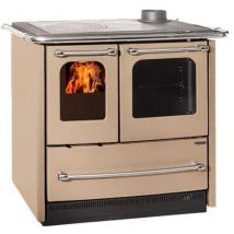 Cuisinière à bois La Nordica Sovrana Easy Evo 2.0 7.5 kW Cappuccino - Sans couverle