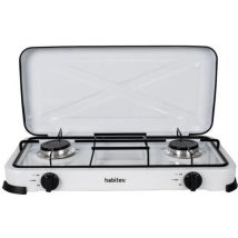 Plaque de cuisson gaz – 2 foyers – HABITEX – 552C30 – Énergie : Gaz, Puissance : 3000W, Largeur : 60cm