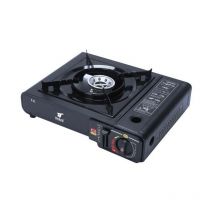 Suinga - Cuisinière portable double Thulos, fonctionne avec cartouche de gaz ou bouteille de gaz externe