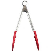24cm Silicone Locking Tongs Red - Cuisipro