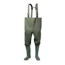 Cuissarde taille 41 vert olive pvc sur tissu support en pes pvc sur tissu support en polyester