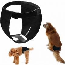 Culotte Chiennes Chaleurs Culotte Menstruelle pour Chien Lot de 3 avec 9 Serviettes Hygiéniques Pantalon de Périodes Physiologiques Protection