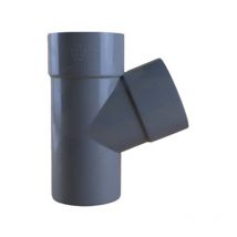 Culotte pvc 67°30 Mâle Femelle Ø80 First Plast