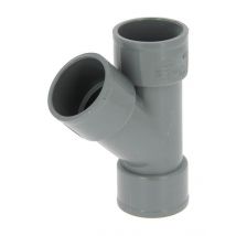 Culotte pvc femelle-femelle 45° Ø40