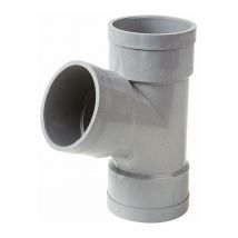 Girpi - Culotte pvc gris 67°30 - diamètre 100 mm - Triple emboîture