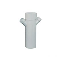 Culotte 45° réduite pvc first dble parallèle m-f Ø100x40X40