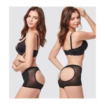Culotte remonte fesses effet Push Up Noir - Taille xl (42) : 74 - 79 cm