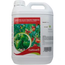 Cultivers - Calcio Tomates, Pimientos y Hortaliza Ecológico Líquido 5 l