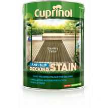 Cuprinol Anti Slip Decking Stain - Country Cedar - 5 Litre