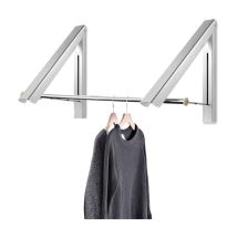 Shining House - Curious Fish Rétractables Cachés Aluminium Pliants Muraux Fixés Mur Séchoir Etendoir Suspendre Manteau Chemise Pantalon Rangement