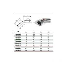Curva 45° mf ø28 steelpres 381028451