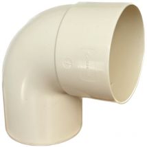 Dakiviva - Curva 87.30° in pvc : Colore - Avorio, Diametro - 50