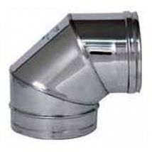 CURVA 90 GRADI IN ACCIAIO INOX AISI 304 Spessore 5 mm CAMINO 200 mm