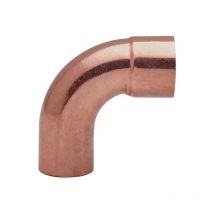 Raccordo curvo rame 90° a saldare maschio femmina serie 5000 ø12 rubinetterie bresciane