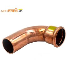 Curva 90° Mf Ø22 Aespres Gas In Rame A Pressare 681022901g - - Raccorderie Metalliche - -