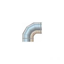 Curva 90° Ø80 Inox 304 Mono Parete - Cordivari