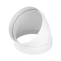 Curva a 45° Ff en abdominales