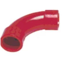 Curva A 90° In Abs Di Colore Rosso 21mm ( Notifier Cod. Faa-e25-90r )