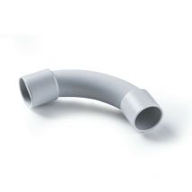 Curva elec rigido 25MM tupersa gris