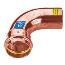 Curva in rame a pressare 90° mf acqua/gas Misura: Diam. 15