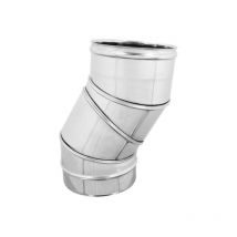 Curva regolabile 4s 0°-90° inox aisi 316 ø 80 europrofil