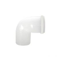 Curva mono-parete in PPs 90° - linea condensazione Diam. 80 stabi