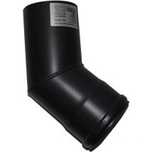 Gomito x stufe pellet nero 80 aperto