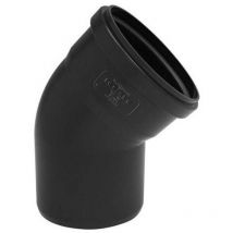 Redi - Curva 30° ad innesto in pvc con guarnizione serie phono black ø100 nicoll