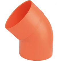 First - curva pvc 45° dm 80 mf arancio