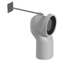 Curva tecnica wc per scarico a terra standard di Ceramica Kerasan