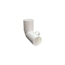 Curva wc alta d. 110 in pp con 1 attacco attacco sx d. 40