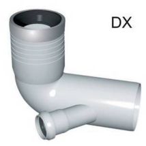 Curva Wc Prolungata 1 Attacco Con Guarnizione E Tappo D. 90-116-40 Dx Nicol