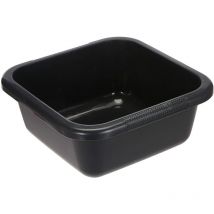 Curver - 228031-Bacinella Quadrata, 6 l, in plastica, Colore: Antracite, 29 x 29 x 12 cm