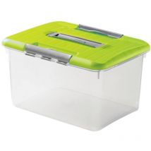 Curver - 259575 Scatola di immagazzinaggio Optima Classic 75 Jahre-Edition Verde chiaro 1 pz.