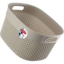 Curver Filo Behälter aus recyceltem Kunststoff 6L, Beige