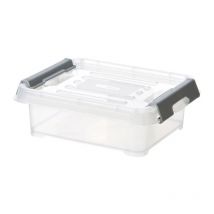 Curver Handy Box - Plus 1,2l + Clips Gris Avec Couvercle