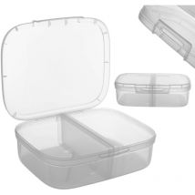 Curver Snap Box Behälter mit Teiler, 3.3L, Transparent
