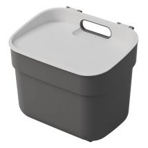 Pattumiera Ready To Collect 5 Litri Antracite con supporto a parete o porta, cucina, bagno, lavanderia - Curver