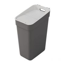 Curver - Poubelle Ready to Collect 30 l Gris foncé