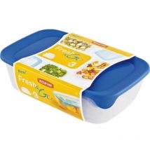 Zestaw pojemników fresh&go 2l+1l+0,5l /niebieski/ transparentny - Curver