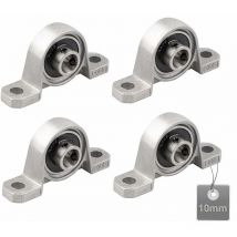 KZQ - Cuscinetti del blocchetto di cuscino da 4 pezzi - Cuscinetti del blocchetto di cuscino in lega di zinco con cuscinetti a sfera e base in ghisa